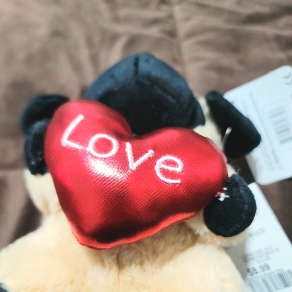 NWT Linzy Stuffed Dog Pug ❤️ Toy For Kids - Picture 5 of 12